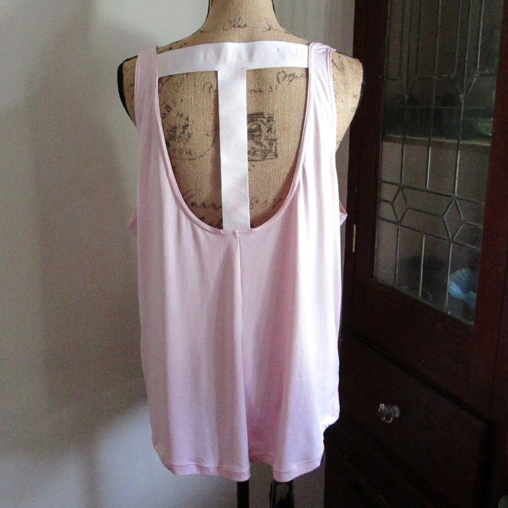 Nike Dri-Fit Pink Racerback Tank Top XL Athletic Workout Gym Running - Picture 7 of 17
